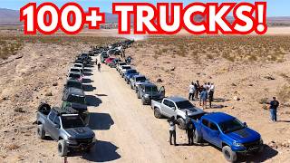 100+ GM Trucks Take Over CALICO! | EPIC Offroad at Phillips Canyon
