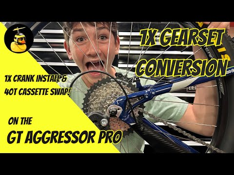 GT Agressor Pro 1X Gearset Conversion
