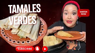 Download lagu How To Make Tamales Verdes | Authentic Mexican Chicken Tamales mp3