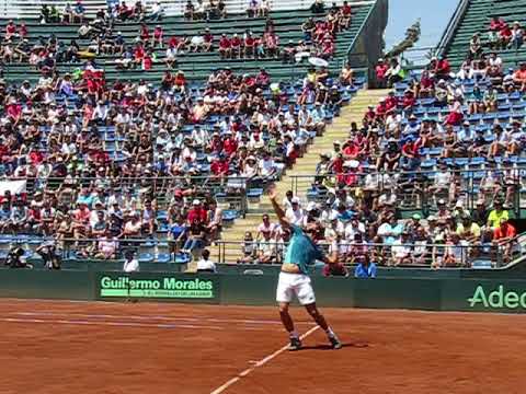Roberto Quiroz slow motion serve