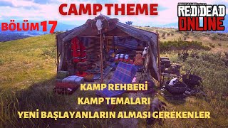 Rdr2 ONLINE TÜRKÇE | Yeni Başlayanlar için kamp rehberi. Camp Theme