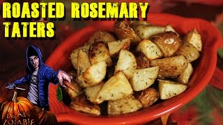 preview picture of video 'Roasted Rosemary Potatoes - Cooking with The Vegan Zombie'
