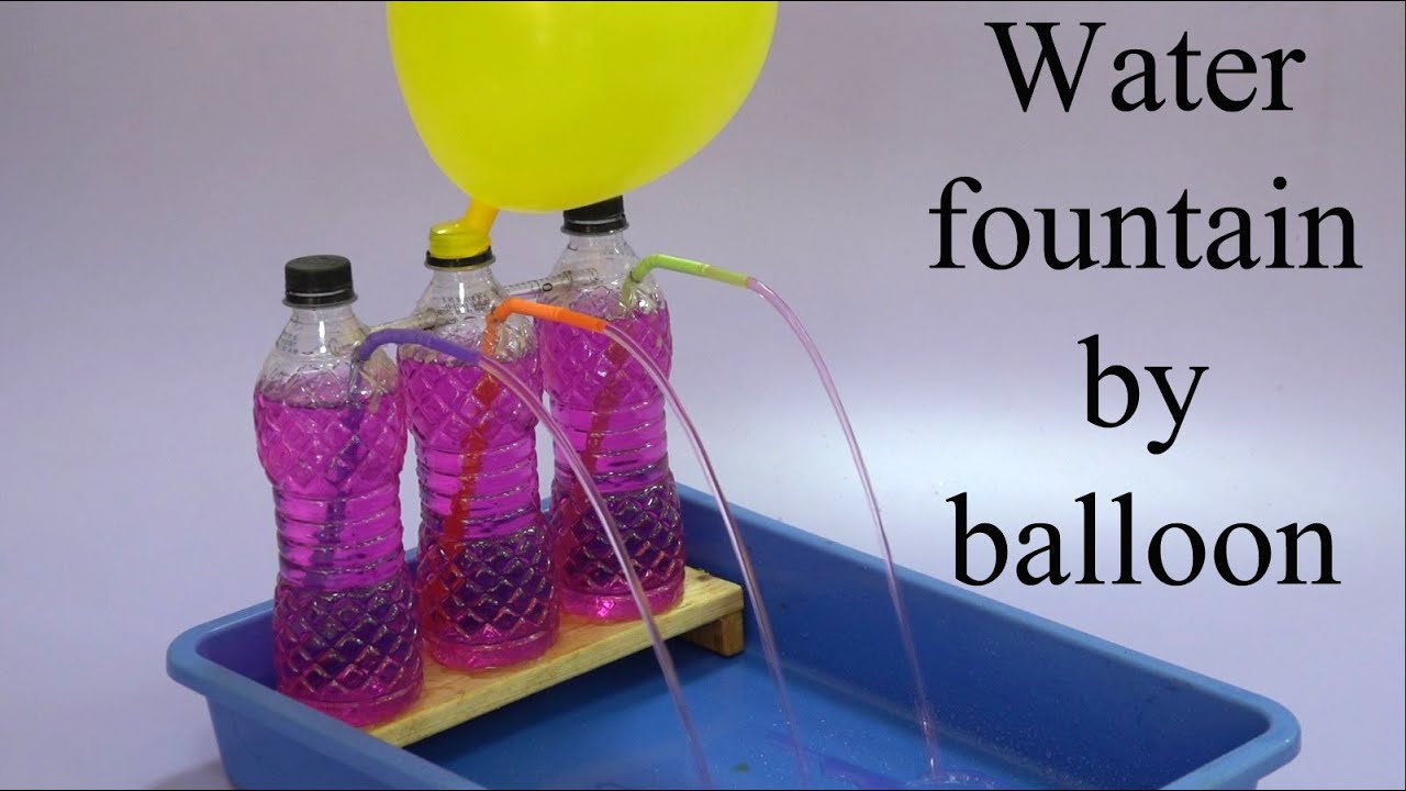 Water Fountain by Balloon | English