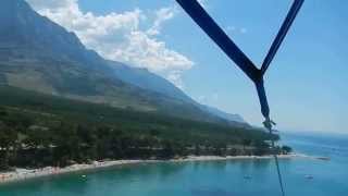 preview picture of video 'Parasailing Croatia - Baska Voda'