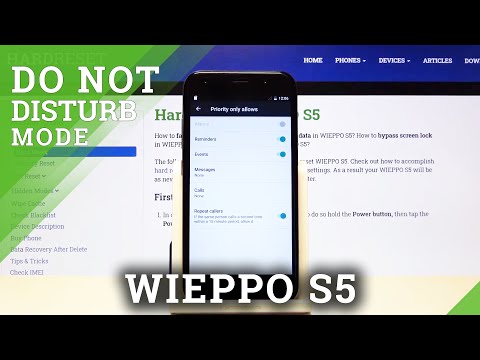 How to Enter DND Mode in WIEPPO S5 – Do Not Disturb Options