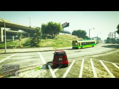 Cool ass flip in gta with car (tw // small red car) but like!