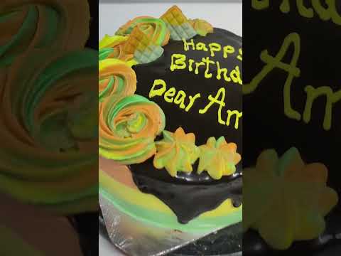 Joan's rainbow cake #cake Rainbow cake | Pistachio | Mango | Orange Cakes