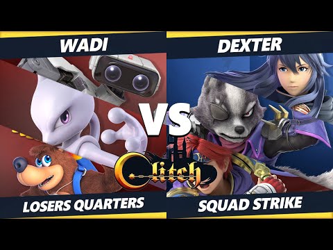 Glitch Konami Code Squad Strike Losers Quarters - WaDi Vs. Dexter SSBU Ultimate Tournament