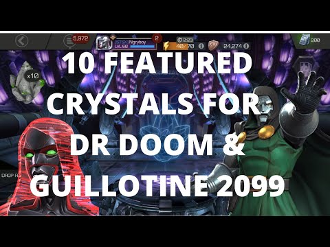 10x Featured 5 Star Crystals POP for Dr Doom & Guillotine 2099 | MCOC | Marvel Contest of Champions