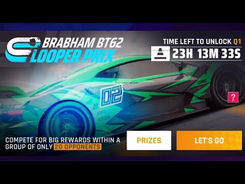 Asphalt 9 - Brabham BT62 Looper Prix - another way to get the Key... Has Been Removed Already