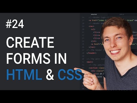 24 Forms In HTML and CSS | How To Create A Form | Learn HTML and CSS | HTML Tutorial | CSS Tutorial