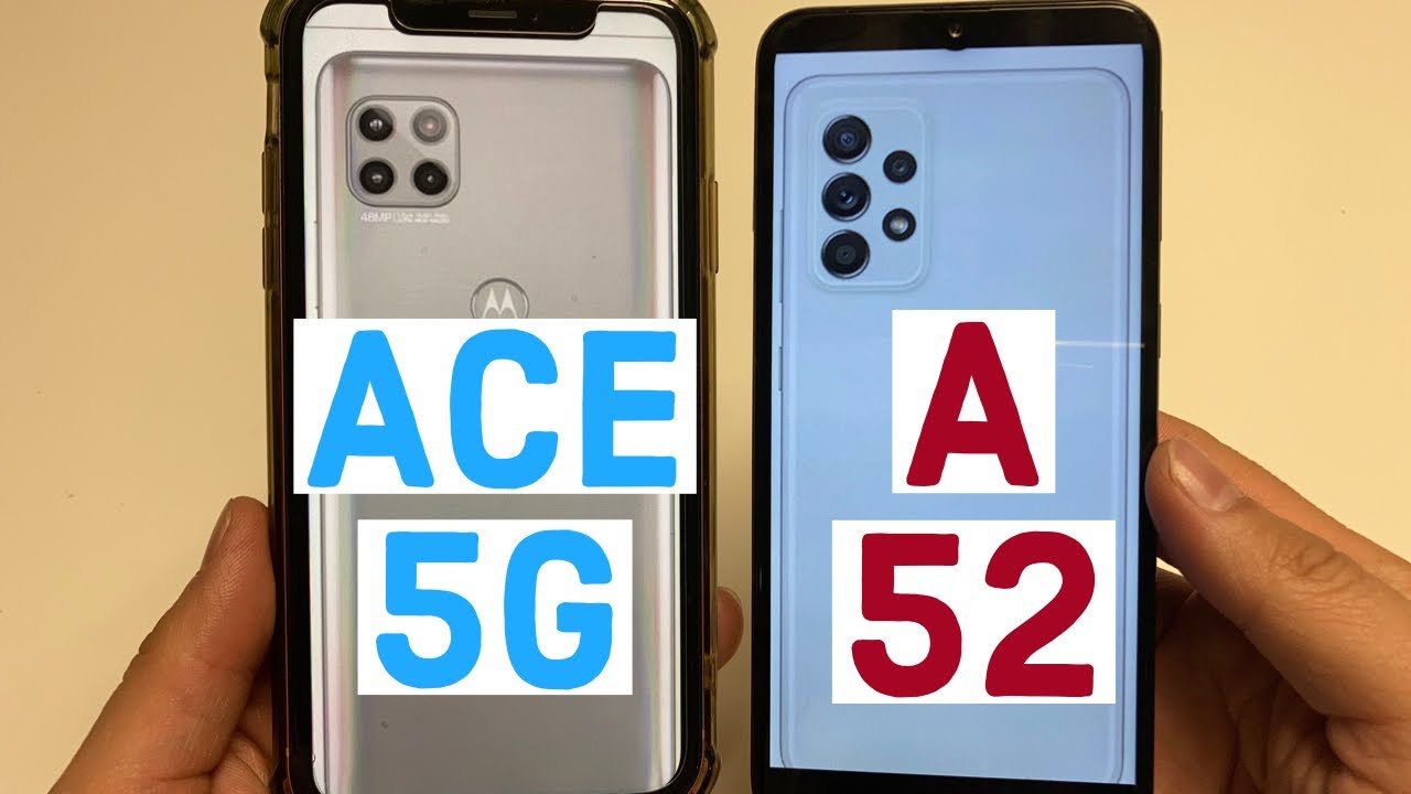 Motorola One 5G Ace vs Samsung Galaxy A52 5G - whats different ?