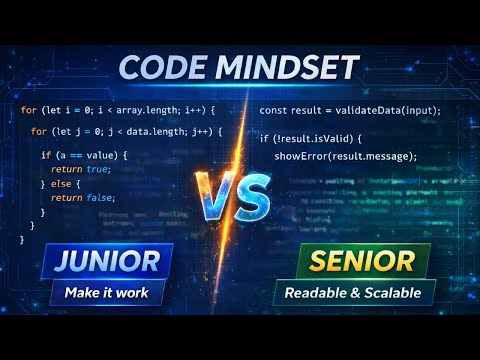 Junior vs Senior Code – The Mindset Difference Explained