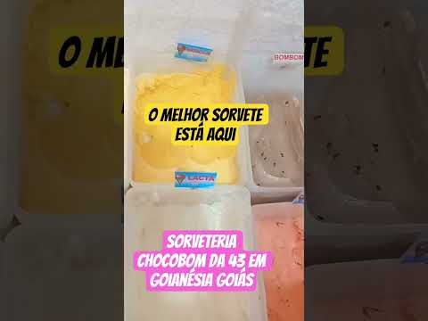 quero encontrar o melhor sorvete da cidade sorveteria chocobom Goianésia Goiás
