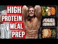 VEGAN MEAL PREP FOR MUSCLE | WHOLE FOOD PROTEIN PACKED!