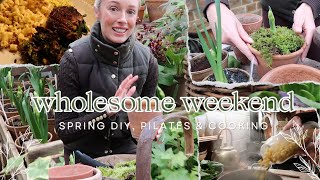 THIS IS MY REAL LIFE 🌱 A Mothers Day DIY idea, gardening outfits & recreating Hawksmoor Date Night