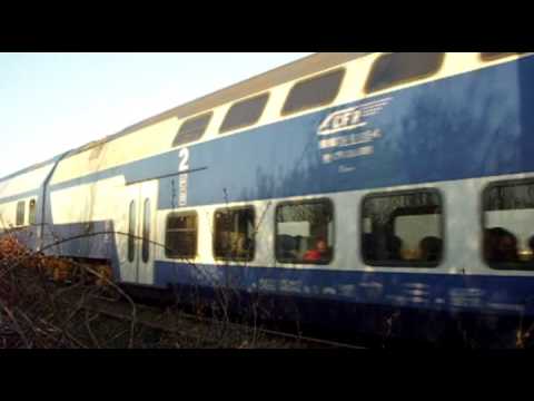 P 7036 Urziceni - Bucuresti Nord, avand o intarziere de 80 de minute, 09.04.2010