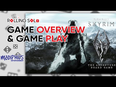 The Elder Scrolls: Skyrim - Adventure Board Game - YouTube Video
