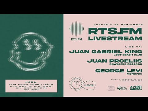 RTS.FM Ecuador with Juan Gabriel King, Juan Proeliis, George Levi @ Lost Beach Club
