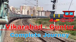 preview picture of video '12748 Vikarabad/Secunderabad To Guntur Palnadu Express Full Journey Compilation'