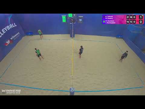 16:55 A. Zabuha / M. Kyselov - M. Horobets / Y. Bohdashkin 14.11.2022 | Winners Beach Volleyball