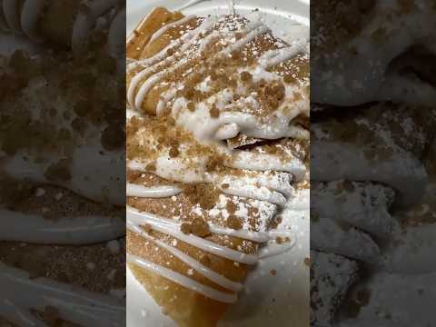 Apple Cinnamon Crumble Crepes #food #easyrecipes #cooking #recipe #simple #foodie #easy