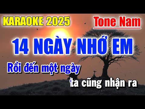 14 Ngày Nhớ Em Karaoke Tone Nam ( Beat Dễ Hát ) Karaoke Thanh Duy