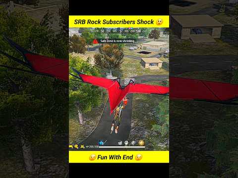 SRB Rock Subscribers Shock 🤯🤯😲🤣 || @funwithsrbyt || #freefire #comedy #funny #shorts #viral #srb