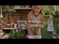 OUR SECRET COTSWOLDS FAVOURITES & Spring Dress Try On & Flower Pressing in the Greenhouse 🌱🤍