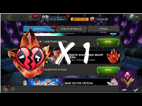 Ultimate Shattered Heart Crystal Opening | MCOC