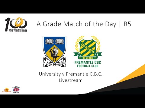 Perth Football League A Grade Match of the Day - R5 University v Fremantle C.B.C