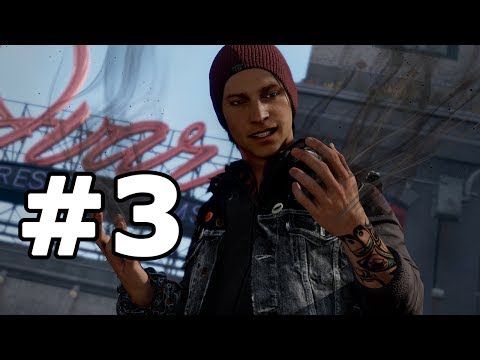 Infamous Second Son Walkthrough Part 3 - No Commentary Playthrough (PS4)