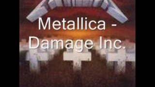 Metallica - Damage Inc. (with lyrics)