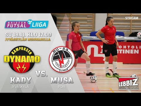 18.11.2018 KaDy - MuSaFutsal klo 17.00 Naisten Futsal-Liiga