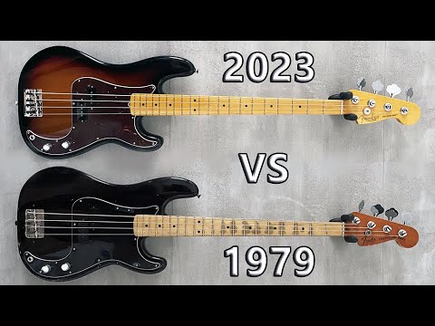 Fender Precision 1979 vs 2023 or how much has Fender changed the tone in 44 years?