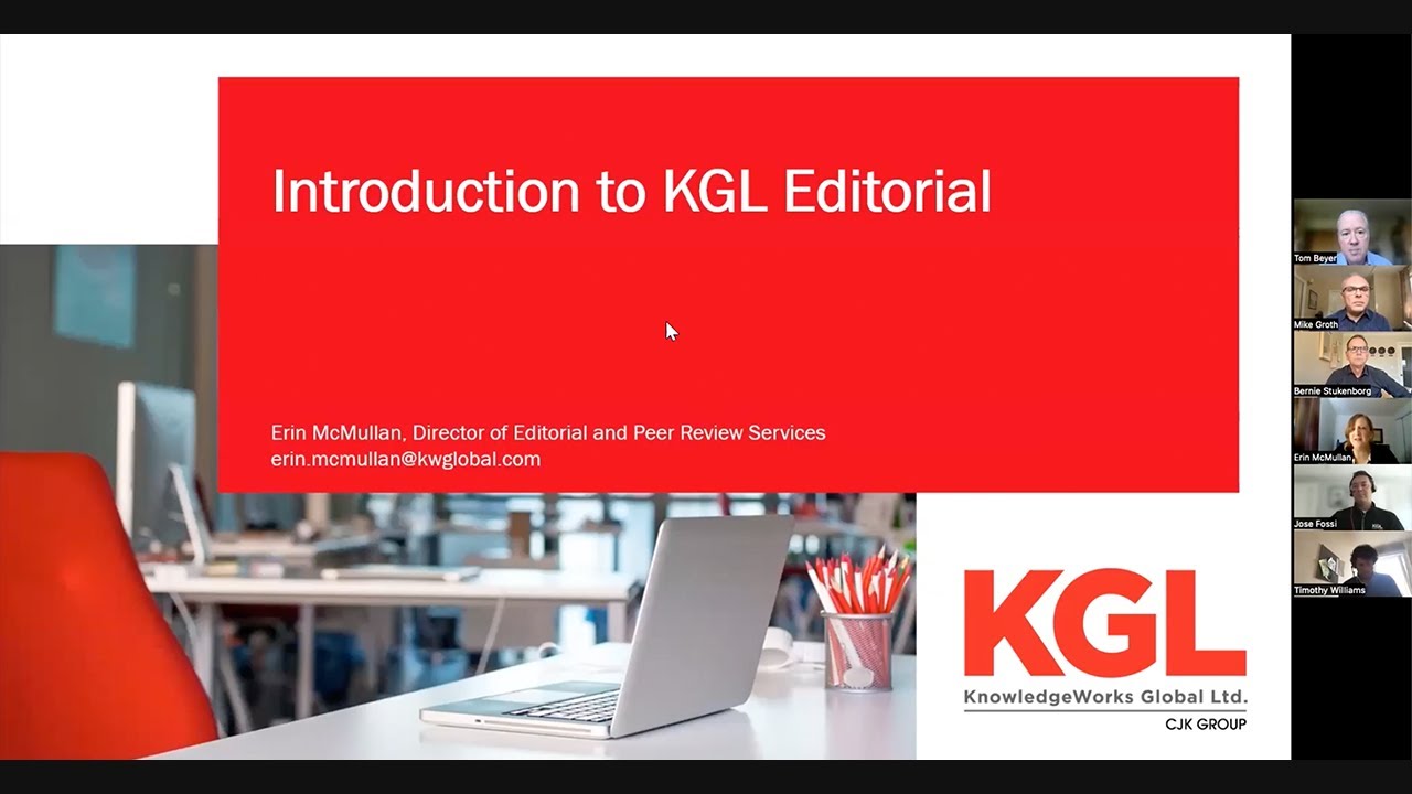 PubFactory Virtual Series, Future Day, Oct 7, Clip 2—Opportunities for Publishers: KGL Editorial