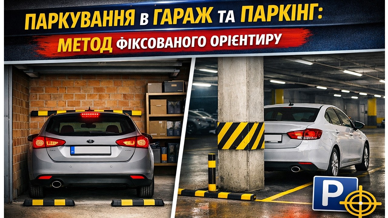 Паркування в Гараж та Паркінг: метод Фіксованого орієнтиру