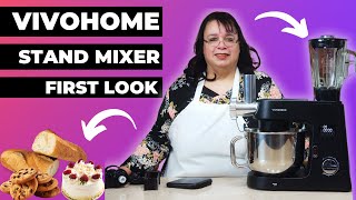 VIVOHOME Stand Mixer 7.5 Quarts + Bread Proofer, Blender, Meat Grinder & Slicer/Shredder!