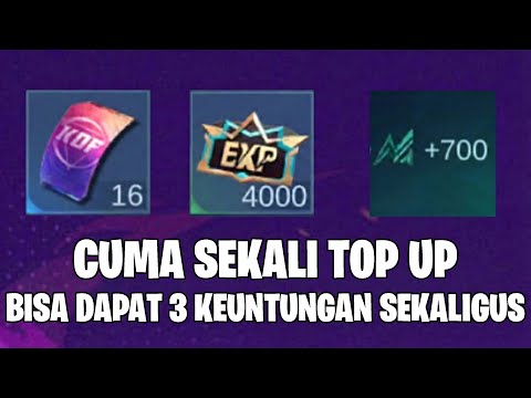 CARA DAPAT 4 LEVEL M7 PASS + 16 TOKEN KOF BINGO + 700 POIN PETI M7 SEKALIGUS HANYA SEKALI TOP UP!