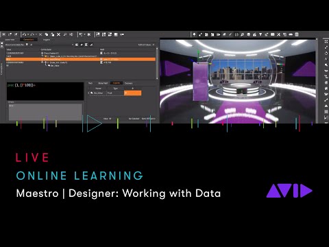 Avid Online Learning — Maestro | Designer: Working with Data