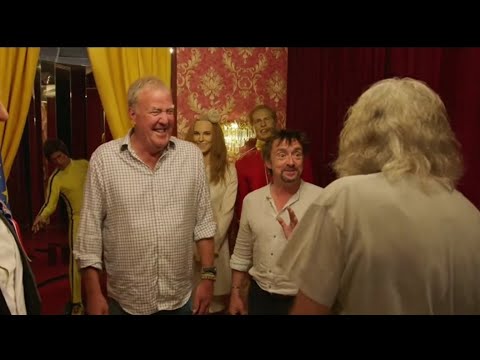 Clarkson, Hammond, and May visit a wax museum