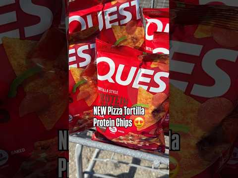 💥 NEW DROP: QUEST PIZZA TORTILLA CHIPS 💪🍕Available only at Walmart.19g protein. 4g net carbs