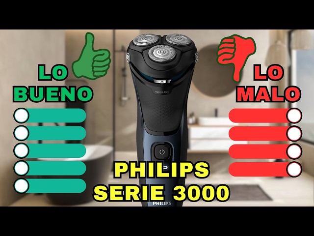 Vídeo relacionado con Philips Serie X3000 Afeitadora Eléctrica Hombre, Máquina de Afeitar Barba con Cortapatillas, 27 cuchillas, Cuida la piel, 45min de uso, En Seco y Húmedo, Recargable, X3053/00, Azul