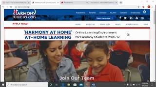 How to Access Student Email and Clever through Harmony Portal