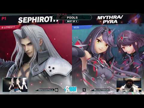 Pre Patch 1.1.0 - Space (Sephiroth) vs EMG | Blacktwins13 (Pyra/Mythra) - Pools