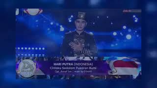 Download lagu HARI PUTRA (INDONESIA) - CINTAKU SEDALAM PUSARAN BUMI. DA ASIA 6 mp3