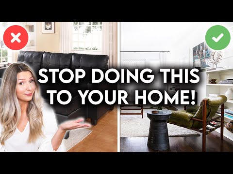 10 REASONS YOUR HOME LOOKS CHEAP | INTERIOR DESIGN MISTAKES