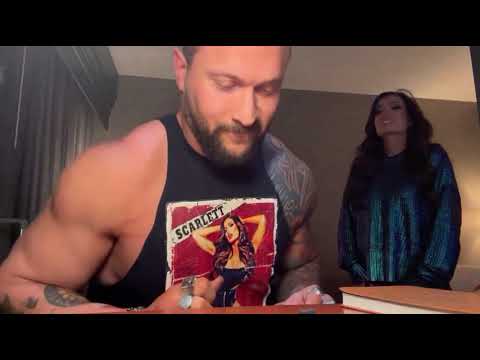 WWE Scarlet tells karrion kross about the miz being kidnapped by the Wyatt sicks
