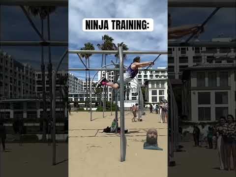 #beach #ninjawarriors #parkour #ninjawarrior #flip #ninjawarrior2 #funny #ninjanation #fun