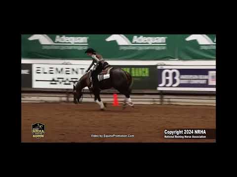 NRHA Futurity youth class 2024 class of 2027   | | score 215 on flyin tha red eye